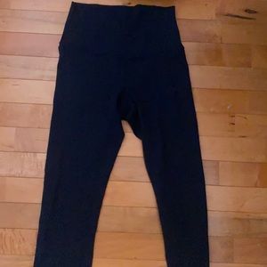 lululemon black align leggings size 2